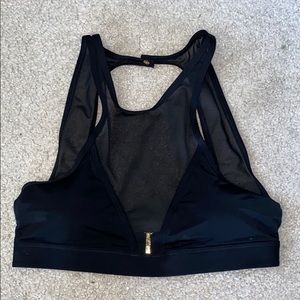 Black Bikini Mesh Top VS